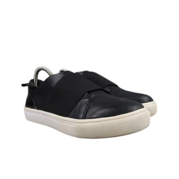 Steve Madden Shoes Womens 7 Sneaker Slip On Casual Black Classic Fashion Comfort